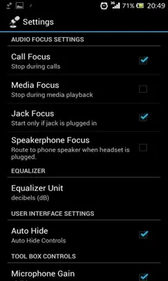 Microphone android App screenshot 1